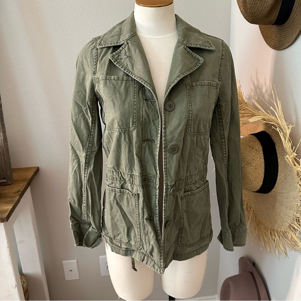 Madewell Green Jacket. Size Extra Small